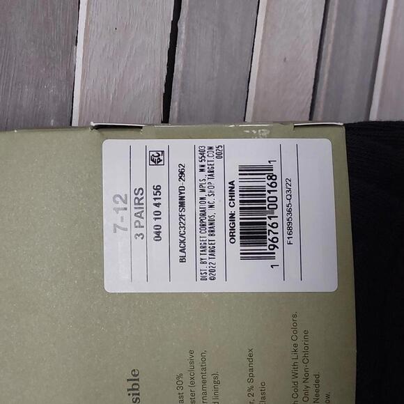 Men's Crew Socks 3 pack | Goodfellow & Co | 7-12 Shoe size - Picture 8 of 9